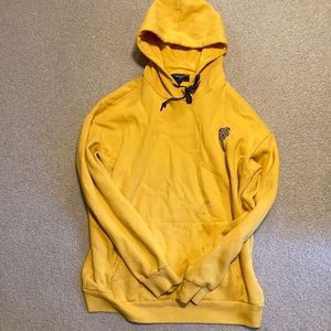 Forever 21 Yellow Palm Tree Hoodie size: L